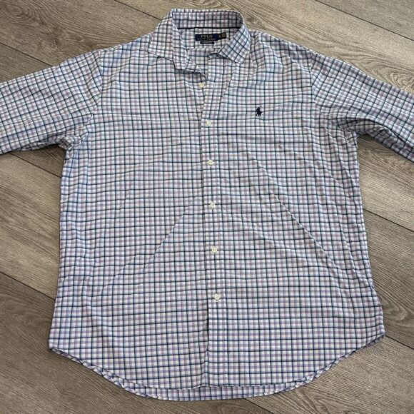Polo by Ralph Lauren Other - Polo Ralph‎ Lauren Shirt Mens XL Plaid Performance Classic Fit Button Up Casual